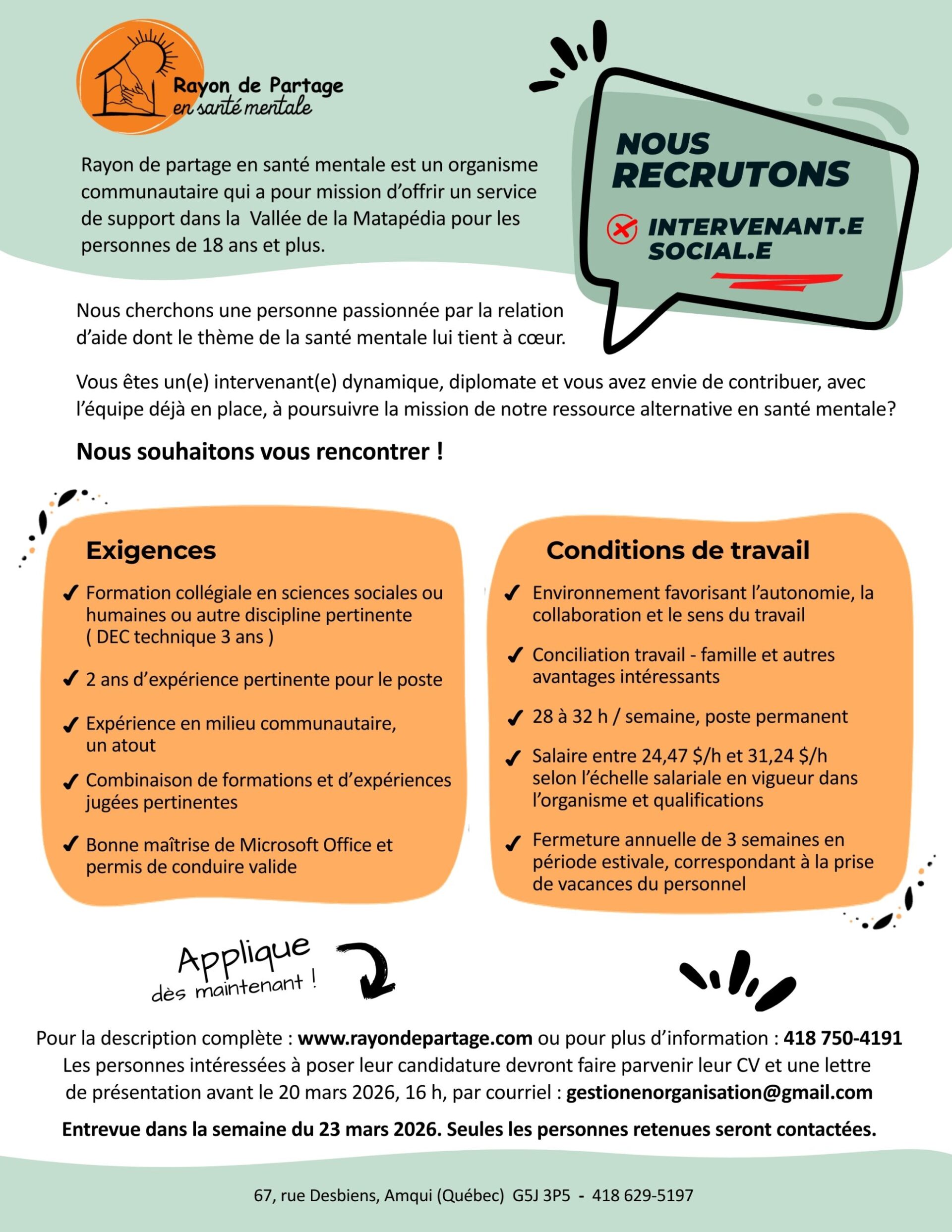 Offre emploi intervenante 1 scaled